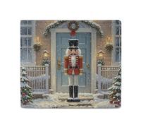 LDTVSFZQ Vintage Nutcracker Full Print Wallet, Double Fold Credit Card Wallet Change Wallet Card Case Money Organizer Wallet Cash Wallet with Smooth Zipper for Women Ladies Women, style, One Size