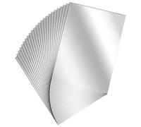 LDXDRU 30PCS Plastic Mirror Stickers, 2mm Thick Acrylic Small Mirror Tiles