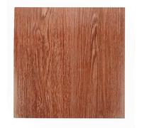 LDXDRU 40 Pack Self Adhesive Floor Tiles, 30cm x 30cm Waterproof PVC Flooring Tiles, Dark Brown Peel and Stick Vinyl Flooring for Bathroom Kitchen Living Room