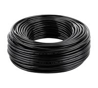 LDXDRU 50 Meter Micro Irrigation Tube, Black Drip Irrigation Line, Watering Tubing Hose Black Supply Pipe for Garden Irrigation System - I.D 4mm/ O.D 6mm