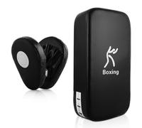 LDXDRU Punching Mitts and Kick Pack Set, Boxing Mitts Focus Pads, Thai Pads Karate Kick Pads for Kickboxing, Martial Arts, UFC, MMA Training - 1pcs Kick Pad & 2pcs Punching Mitts