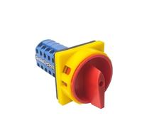 LDXMJZOT 3 Positions 20A 690V ON-Off-ON Padlock 5 Poles Control Rotary Cam Changeover Switch Silver Contact YMW26 LW26GS