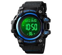LDZDGD Men's Tactical Digital Sports Watch, 50M Waterproof Military Wristwatch with Backlight, Alarm, Stopwatch, Dual Time, Countdown, 12 and 24 Hour Format(Color 5)