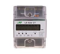 LE-02D-CT counter digital, mounting for DIN rail 3-phase, 4-wire LCD