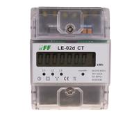 LE-02D-CT counter digital, mounting for DIN rail 3-phase, 4-wire LCD