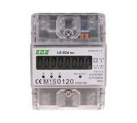 LE-02D meter electrical energy digital, mounting for DIN rail