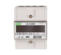 LE-03MW meter electrical energy digital, mounting for DIN rail