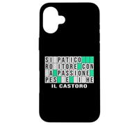 Le Amazzoni del signor Giancarlo V3 - Il castoro Case for iPhone 16 Plus