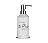 Le Bain White Ceramic Bathroom Lotion Shower Shampoo Liquid Soap Pump Dispenser