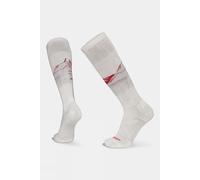 Le Bent Womens Elyse Saugstad Pro Series Zero Cushion Ski Socks Off White Size