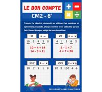 Le bon compte: Jeu de calcul mental | Addition | Soustraction | Multiplication | Division | Niveau très facile à difficile (Collection "Le bon compte")