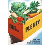 Le Bon Dig Plenty Vegetables UK WWII Food Advert Large Wall Art Print Canvas Premium Mural