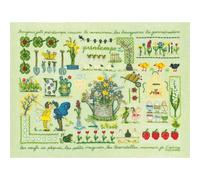 Le Bonheur des Dames counted cross stitch kit "Spring", 40x30cm, DIY
