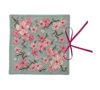 Le Bonheur des Dames needle case counted cross stitch kit "Sakura", 11x11cm, DIY