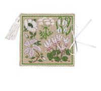 Le Bonheur des Dames needle case counted cross stitch kit "White Flowers", 11x11