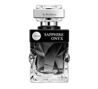 Le Bonheur Sapphire Onyx Eau de Parfum 100ml Mens Fragrance Spray, Saffron, Cardamom, Patchouli, Cedarwood, Oud Wood & Leather, Woody Spicy Perfume