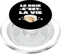 Le Brie C'est La Vie | Fromage de France Camembert Fromager PopSockets PopGrip for MagSafe