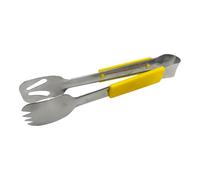 Le Buffet Yellow Serving Tongs 23.5cm, Buffet Tongs, Premium Kitchen Utensils, Serving Tools, Food Grabber, Catering, Stainless Steel Cooking Utensils, Dining, Cooking, Carvery, Deli