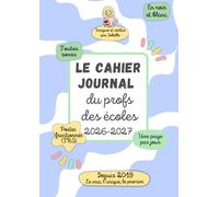Le cahier-journal du prof des écoles: Postes fractionnés
