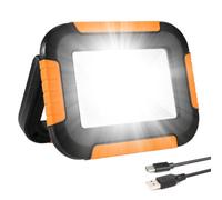 LE Camping Light Rechargeable, 1000 Lumen Portable Work Light Rechargeable | 4400mAh Power Bank, Type-C USB Charging, Bright Cool White Outdoor Camping Lamp, LED Floodlight for Emergency, Power Cuts