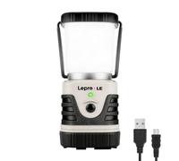 LE Camping Light Rechargeable, 1000lm Camping Lantern, Warm & Cool Light | 4400mAh Power Bank, Type-C USB Charging, Super Bright Dimmable Tent Light, Emergency Rechargeable Lantern for Power Cuts