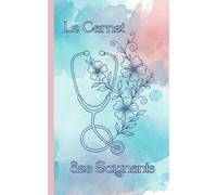 Le Carnet des Soignants: Carnet de Constantes Vitales - Suivi Patient 106 Fiches : Prise de Paramètres, Surveillance (TA, Sat, Puls), Mémo Stage Infirmière ESI EAS, Format Poche Blouse