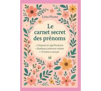 Le carnet secret des prénoms