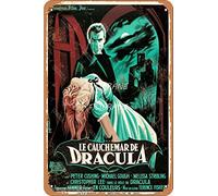 Le Cauchenarede Dracula Vintage Look Metal 8X12 Inch Decoration Plaque Sign for Home Kitchen Bathroom Farm Garden Garage Inspirational Quotes Wall Decor