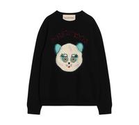 Le Chat De La Maison Crewneck Jumper - male - Valentino Garavani - Sweatshirts - Black - M - Sweatshirts & Hoodies M