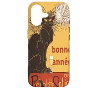 Le Chat Noir Bonne Annee Happy New Year Vector Cut Out Case for iPhone 17