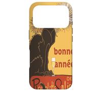 Le Chat Noir Bonne Annee Happy New Year Vector Cut Out Case for iPhone 17 Pro