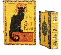 LE CHAT NOIR by Steinlen Black Cat Secret Book Box Set Jewelry Keepsake Trinket Box Tournee du Chat Noir Comes with Two Book Boxes