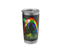 Le Chat Noir De La St Patricks Day Fun Stainless Steel Insulated Tumbler