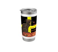 Le Chat Noir De Saint David Vector Art Stainless Steel Insulated Tumbler