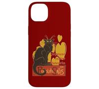 Le Chat Noir Romantic Day Vector Art Cut Out Case for iPhone 14 Plus