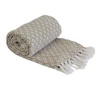 Le Chateau Casablanca Recycled Cotton Throw Taupe