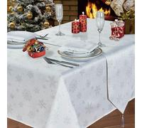 Le Chateau Snowflake 178Cm X 228Cm Tablecloth