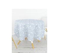 Le Chateau Textiles William Morris Forest Life Blue 132cm Round Acrylic Tablecloth Le Chateau Textiles Blue