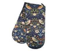 William Morris Navy Strawberry Thief Double Oven Glove