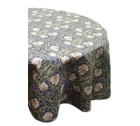 Le Chateau Textiles William Morris Pimpernel Fabric Circle Tablecloth in Charcoal Le Chateau Textiles Charcoal