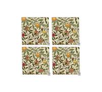 Le Chateau Textiles William Morris Set of 4 Fruit Napkins Le Chateau Textiles Multicolor