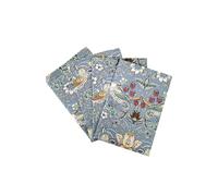 Le Chateau Textiles William Morris Set of 4 Strawberry Blue Minor Napkins Le Chateau Textiles Multicolor