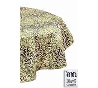 William Morris Willow Boughs Tablecloth 132cm, Green