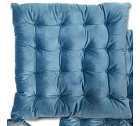 Le Chateau Velvet Seat Pad Blue