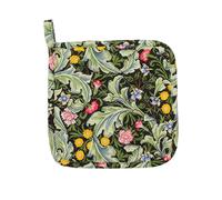 Le Chateau William Morris Leicester Dark Green Pot Holder - Leaves & Flowers Kitchen Heat Protector Gifts