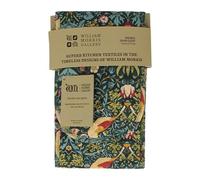 Le Chateau William Morris Strawberry Thief Dark Green Double Oven Glove - Birds & Flowers Kitchen Oven Mitt Gifts