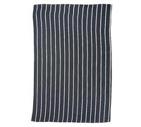 Le Chateau Woven Butchers Stripe Set of 4 Navy Tea Towels White