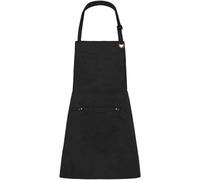Le Chef Bibbed Full Apron Black (One Size)