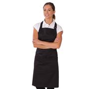 Le Chef Unisex Adult Bibbed ApronOne Size Black BC4988