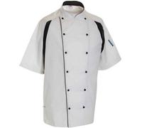 Le Chef Unisex Adult Executive Contrast Ail Short-Sleeved Chef Jacket